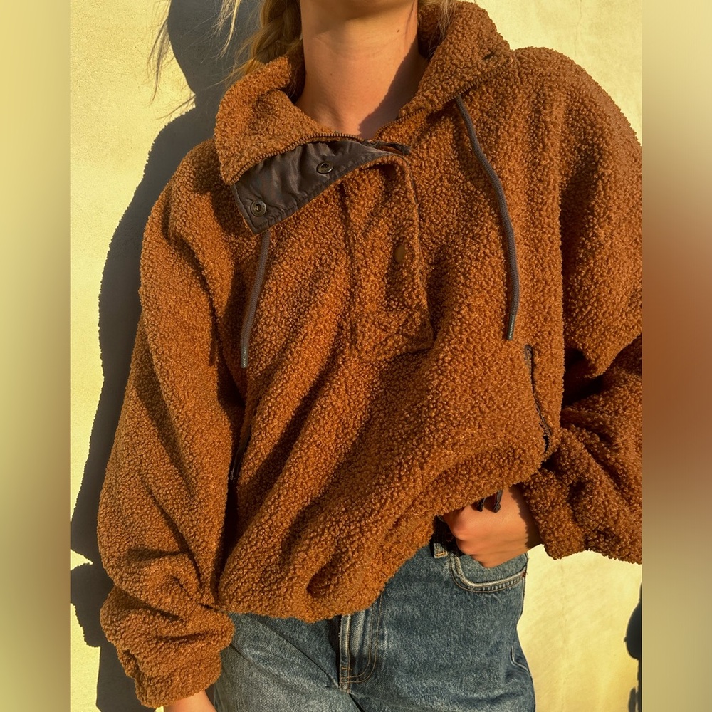 Universal Thread Brown Wooly Pullover- XL
